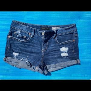 Blue Aeropostale Shorty Shorts
